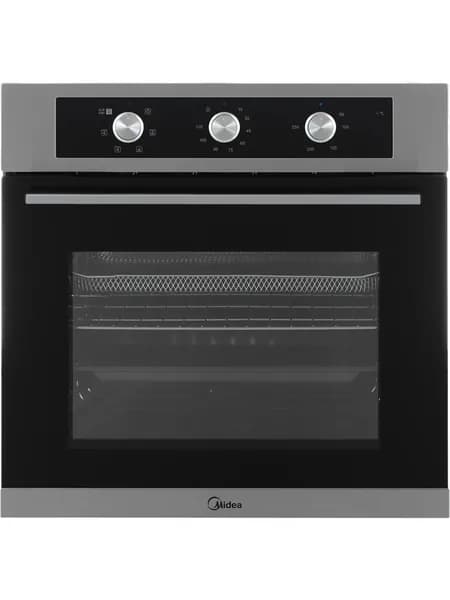 Духовой шкаф Midea MO37003X, серебристый/черный