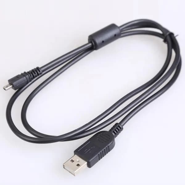 USB-кабель 8 контактов для камер Nikon, Olympus, Panasonic, Sony, Fujifilm, Pentax, Sanyo, длина 1 м