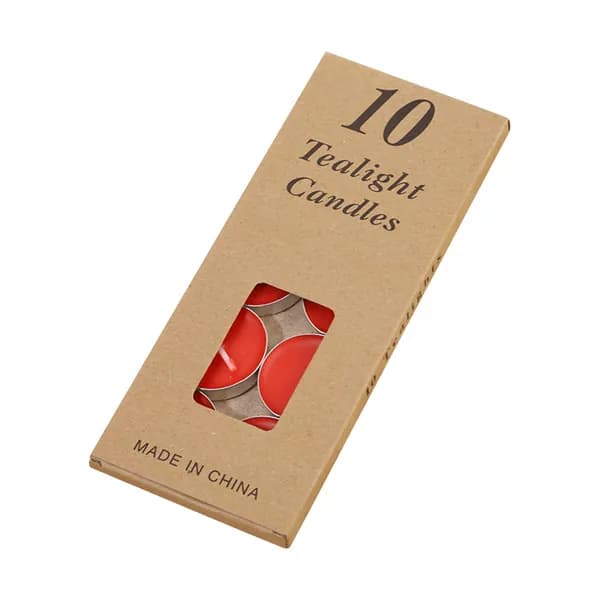Свечи поминальные, 0.8 см х 3.5 см, 10 шт