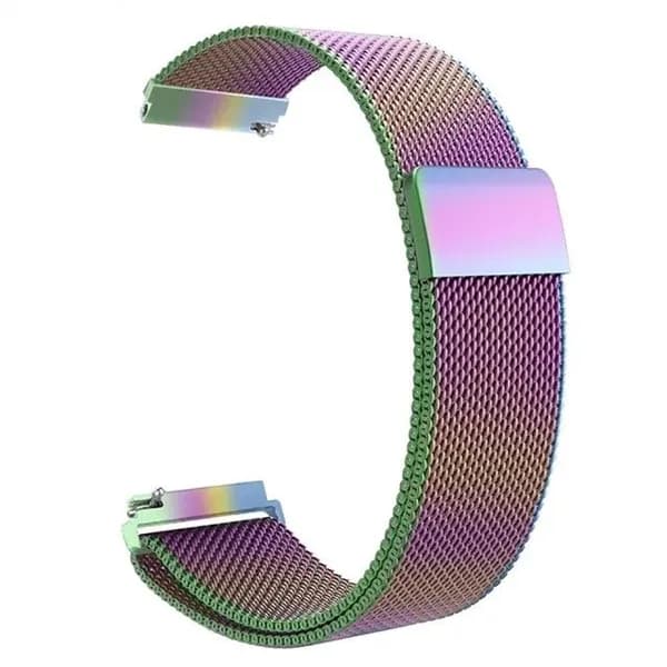 Металлический ремешок 20 мм 22 мм для часов Garmin Vivoactive 3 4 4s Часы Xiaomi Huawei Redmi Samsung Milanese Loop