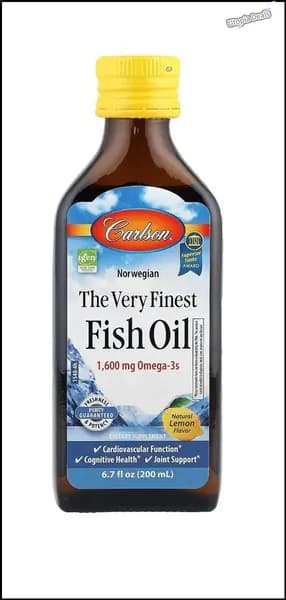 Норвежская Омега 3, Рыбий жир для взрослых со вкусом лимона , Omega 3 Fish Oil, Carlson , 200 мл.