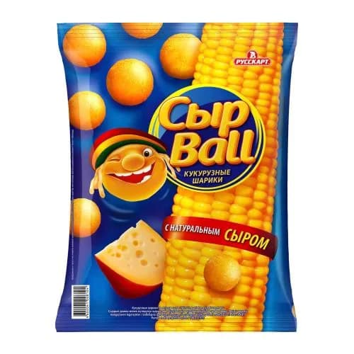 Шарики кукурузные СырBall со вкусом сыра 140г
