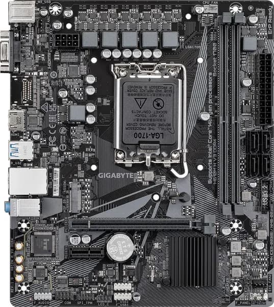 Gigabyte H610M H V3 DDR4, LGA 1700, DDR4, Материнская плата