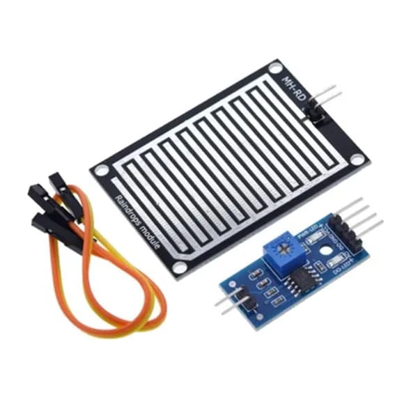 Модуль датчика капель дождя для Arduino, водонепроницаемый, с регулируемой чувствительностью, 3.3-5В, цифровой и аналоговый выход