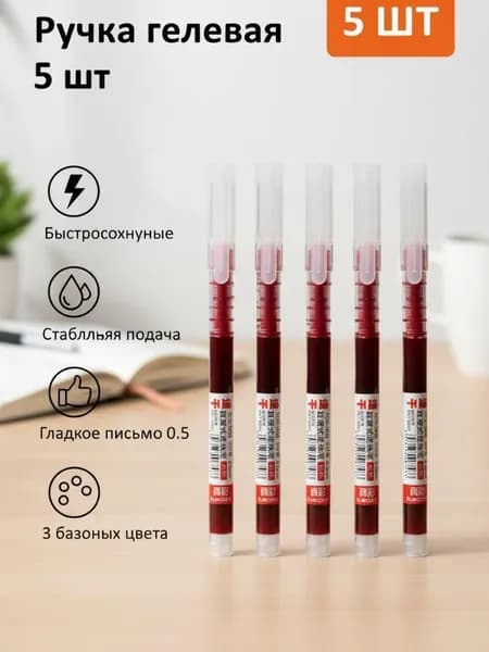 Набор ручек Гелевая, толщина линии: 0.5 мм, 1 шт.