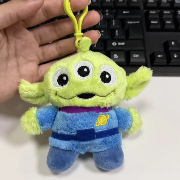 12 см милый трёхглазый брелок Disney Plush