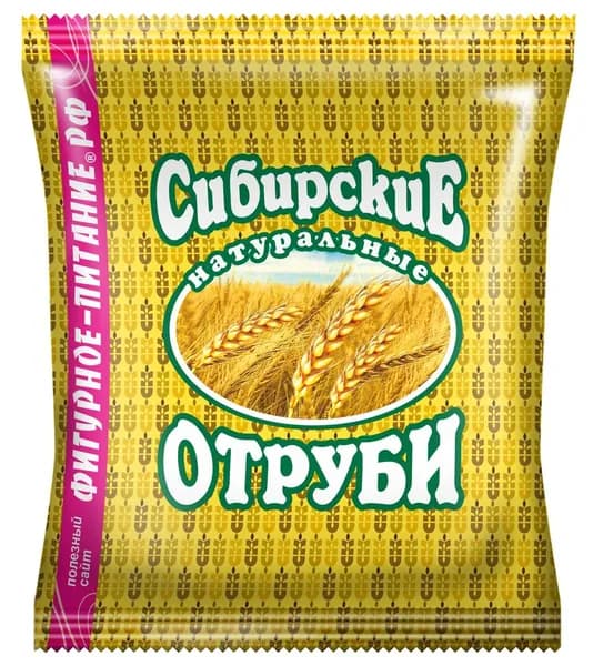 Отруби Сибирская клетчатка пшеничные Сибирские Натуральные, 200г