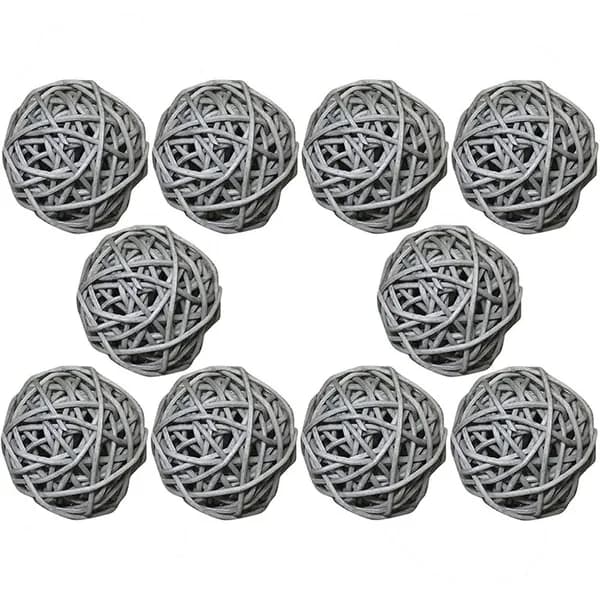 10PCS Искусственные шарики ротанга