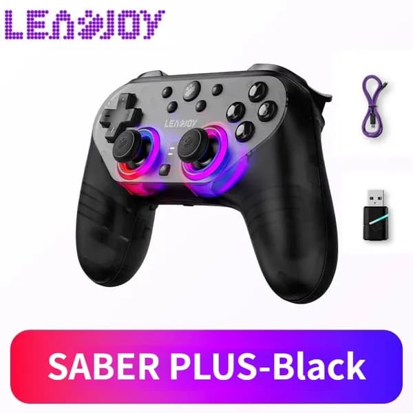 LEADJOY Saber Plus Беспроводной игровой контроллер, частота опроса джойстика TMR 1000 Гц, игровой контроллер с двумя режимами запуска