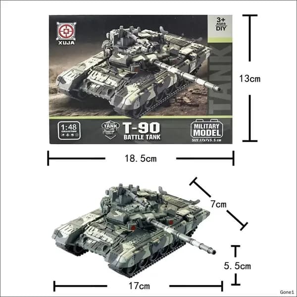 MENG 72007 1/72 сборная модель Российский основной боевой танк Т-72Б3М