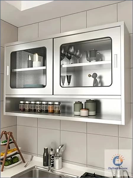 Кухонный гарнитур, Нержавеющая сталь ,120х35х70см