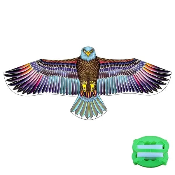 Воздушный змей Орёл с катушкой 30м, размах 120см / Управляемый летучий змей для игры на улице