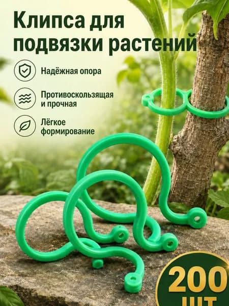 Клипсы для подвязки растений,15см,200шт