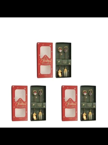 Рождественский набор столовых приборов Style B-3PCS