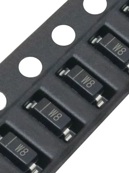 10 шт BZT52C5V1 SOD-123, надписи код: W8, 5,1В Независимый стабилитрон