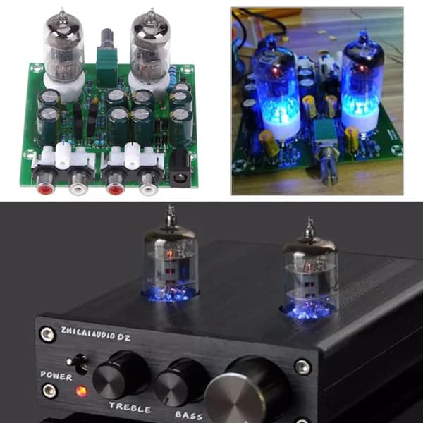 Стерео ламповый предусилитель 6J1 для Hi-Fi