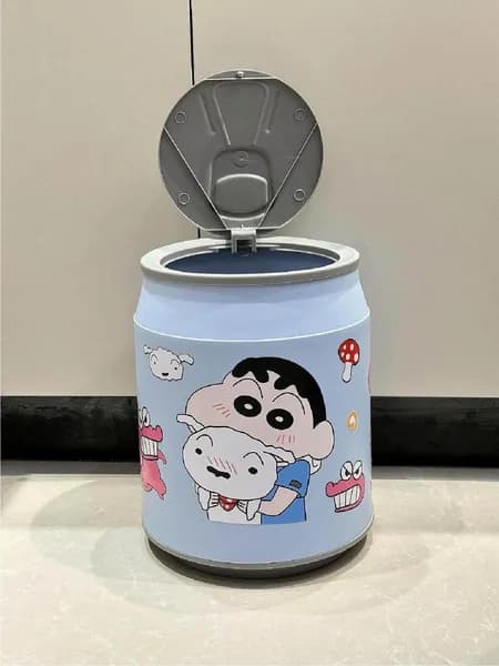 Корзина для бумаг trash_can_blue_1.8L, 1.8 л, 1 шт