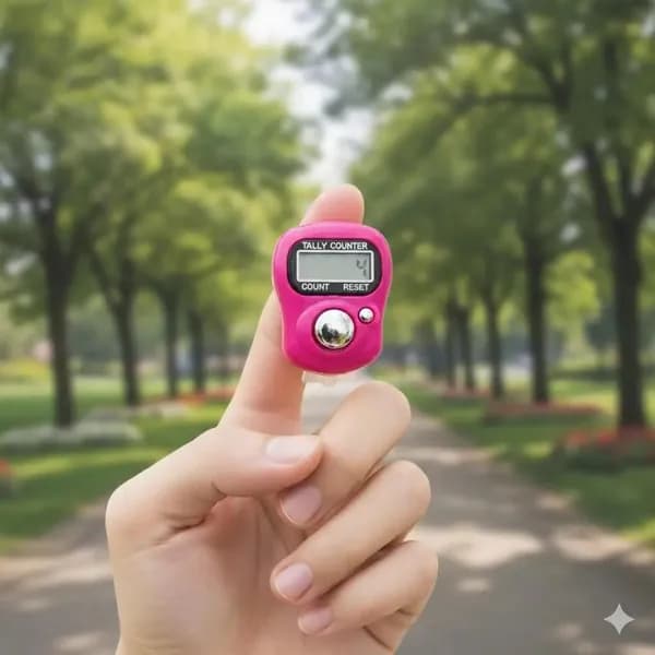 Счётчик напальчиковый, 5-разрядный LCD дисплей, электронный цифровой счётчик, сброс Stonego, 1 шт