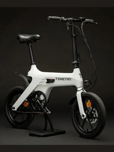 Электровелосипед BREND TIMETRY ORIGINAL D900 складной, колеса 16", 36V*350W, магниевая рама, Белый