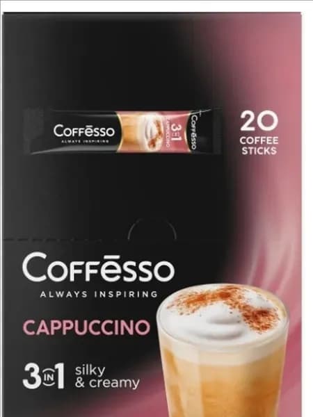 Кофейный напиток Coffesso Cappuccino 3 в 1 20 стиков