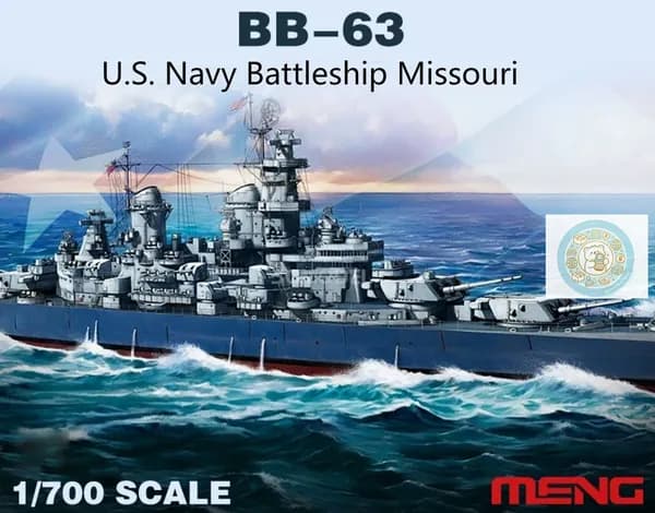 Meng Model 1/700 PS-004 ВМС США BB-63 Missouri сборная модель корабля