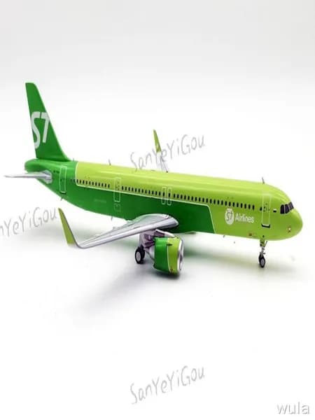 Готовая модель самолета Airbus A320neo S7 Airlines