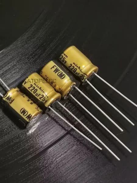 10 шт. 220uF 25V Nichicon FW Аудио электролитический конденсатор
