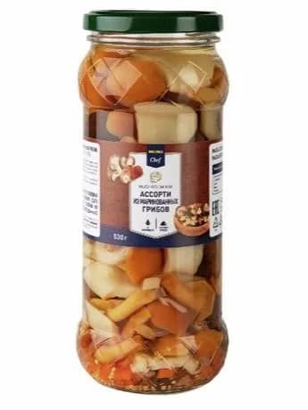 Metro Chef Ассорти грибное Маринованное, 530г
