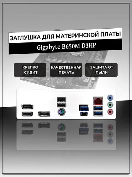 Заглушка для материнской платы Gigabyte B650M D3HP