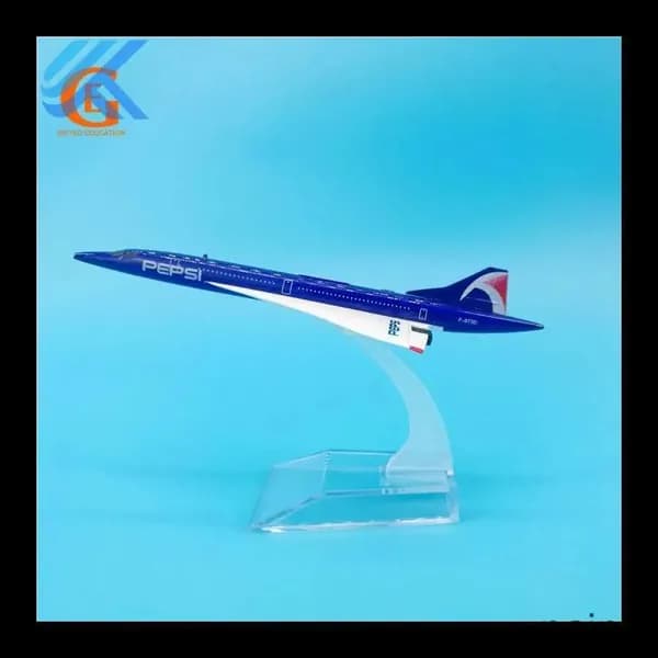Металлическая Модель Самолета Concorde Из, Кола