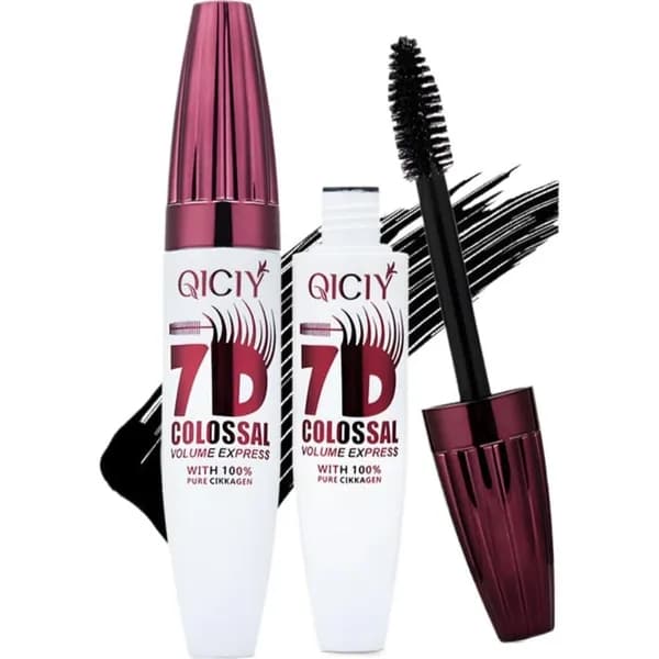 Тушь для ресниц QICIY mascara 7D водостойкая, не впитывает пот и ее нелегко размазать