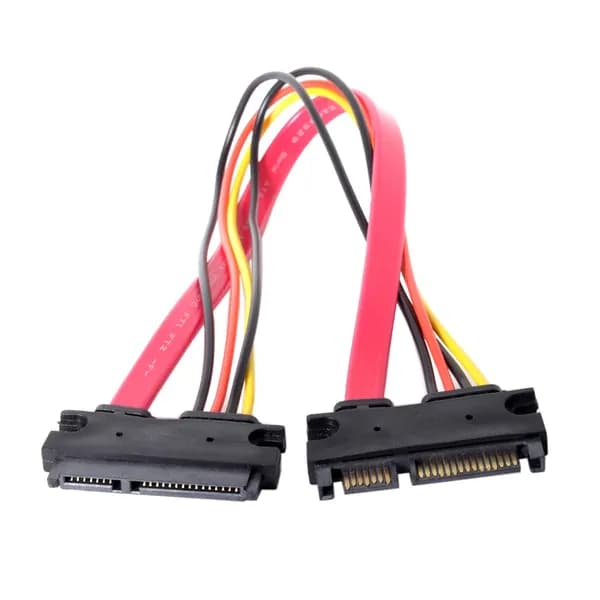Удлинительный кабель Sata SATA, 22-контактный разъем папа-мама , 3 III 7+15, комбинированный блок питания для передачи данных, 30/50 см