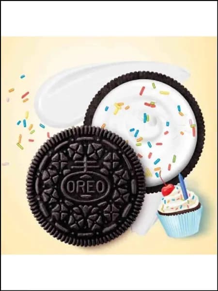 Печенье Oreo Birthday Cake со вкусом праздничного торта, 97 г