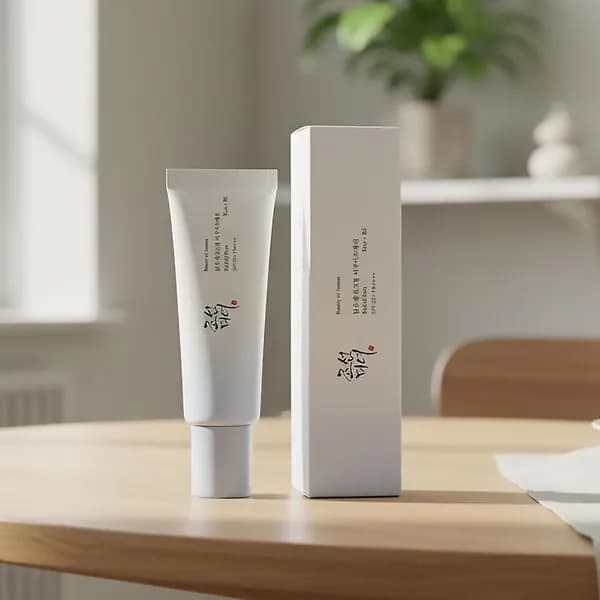 Солнцезащитный крем с рисовыми пробиотиками SPF50+, подходит для тела и лица.