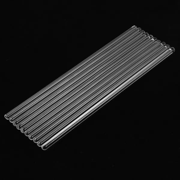 Прозрачные Стеклянные Палочки Для Смесей Напитков UKCOCO 10 Шт 20.00X0.50X0.50CM