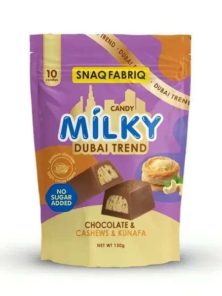 Шоколад Милки кэшью катаифи (дубай) 130г