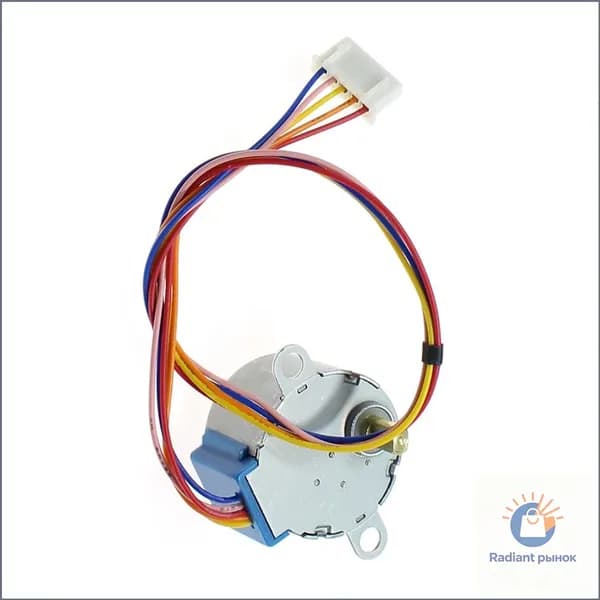 Премиум шаговый двигатель 24BYJ48 DC5V на 5 вольт, с 4 фазами и 5 проводами, применяемый в очистителях воздуха и кондиционерах