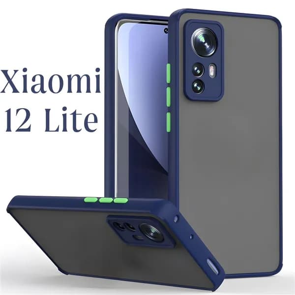 Матовый чехол для Xiaomi 12 Lite с защитой камеры и экрана