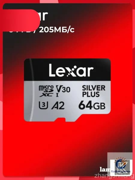 Kakastore Карта памяти Professional SILVER PLUS MicroSDXC 64GB UHS-I Card