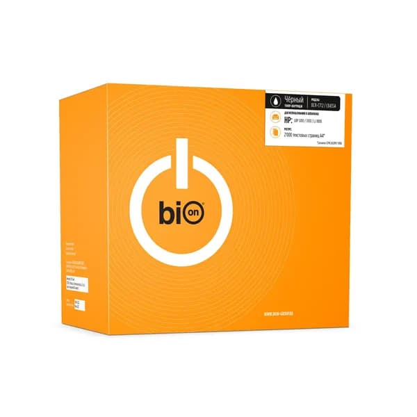 Картридж лазерный Bion BCR-C712/CB435A черный