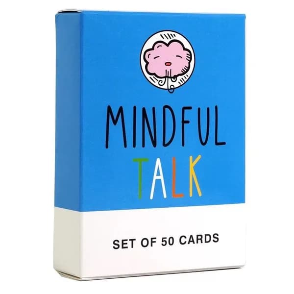 Игра mindful talk из бумажных карт для активного общения и развлечений на встречах