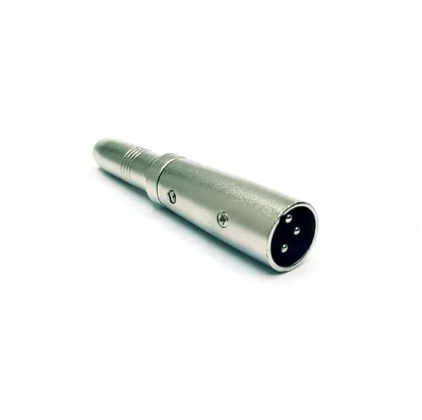 Адаптер XLR 3 pin male (штекер) - Jack 6,3 Stereo female (гнездо) - 1 штука