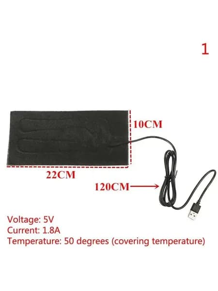 5v нагревательный лист USB Электрический нагревательный лист