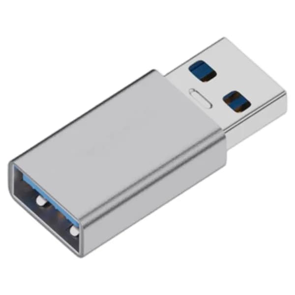 Металлический USB-адаптер для блокировки передачи данных, защищающий конфиденциальность для общественного использования