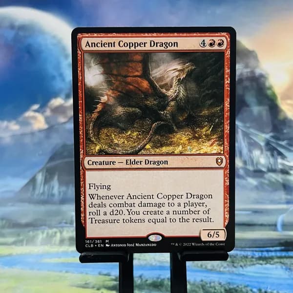 Кастомные прокси-карты Magic The Gathering, карты без фойла, выгодные скидочные цены Ancient Copper Dragon CLB #161