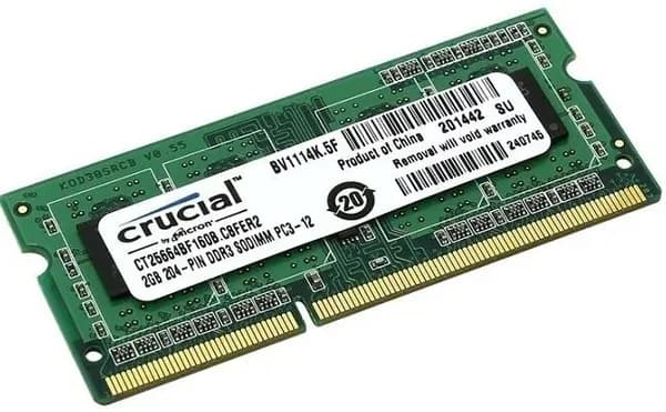 Оперативная память DDR3, 1600 МГц, 1 x 2 ГБ
