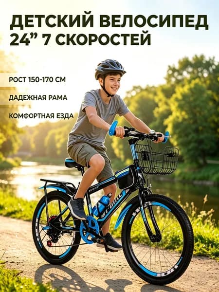 Детский велосипед 24 дюйма