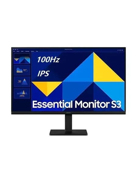 Samsung 22" Монитор Essential S3 S22D300GAC (10440083), IPS, 1920x1080 Full HD, 100 Гц, черный