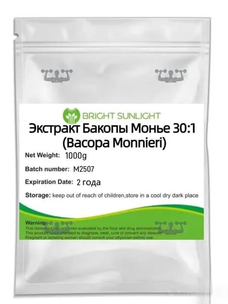 Экстракт Бакопы Монье 30:1 (Bacopa Monnieri) 100 г1 HEALTH