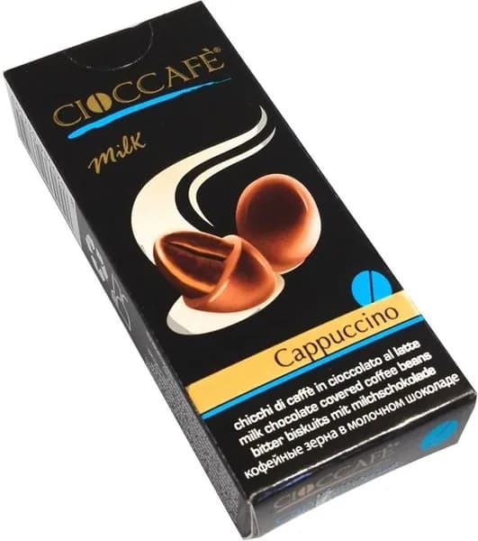 Драже CIOCCAFE Cappuccino кофейные зерна в молочном шоколаде 25г